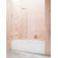 Illume 66 in. x 58.25 in. Fully Frameless Hinge Bathtub Door-892080604