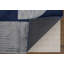 Tapis bleu marine / gris argenté touffeté à la main Hithin-165410201