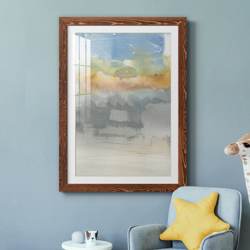 High Desert Sunset II - peinture encadrée, H 44 po x l 31 po x P 1 po, Érable