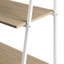 Doniven 182.8 cm H x 71.1 cm W Stainless Steel Ladder Bookcase