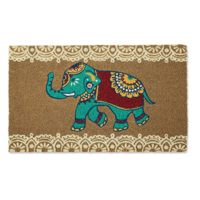 Tapis d'extérieur antidérapant Indian Elephant 30 po x 18 po
