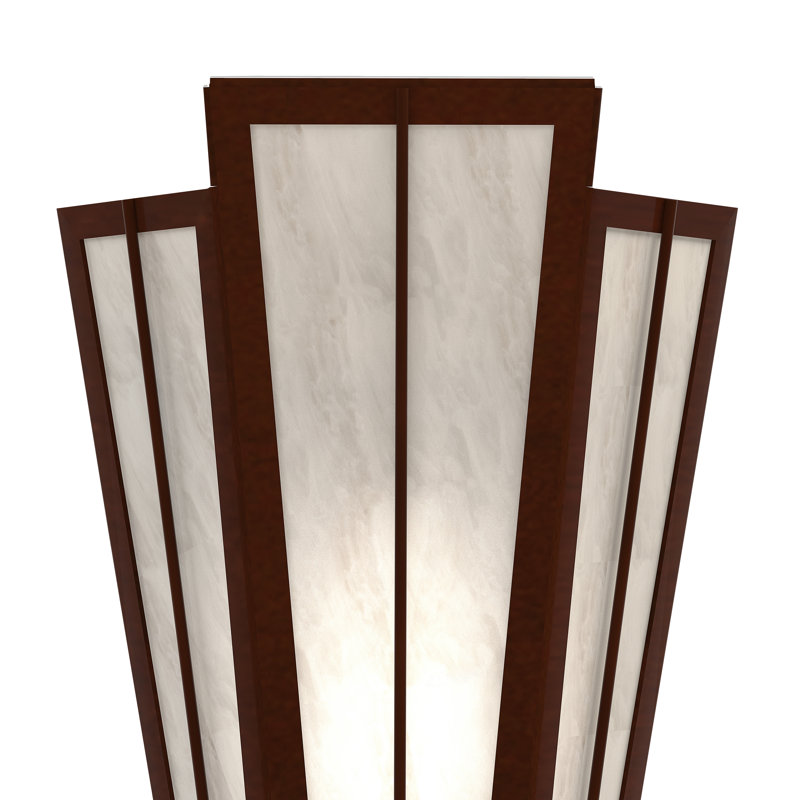 Brum 1 - Light Flush Mounted Sconce, Mahogany Bronze