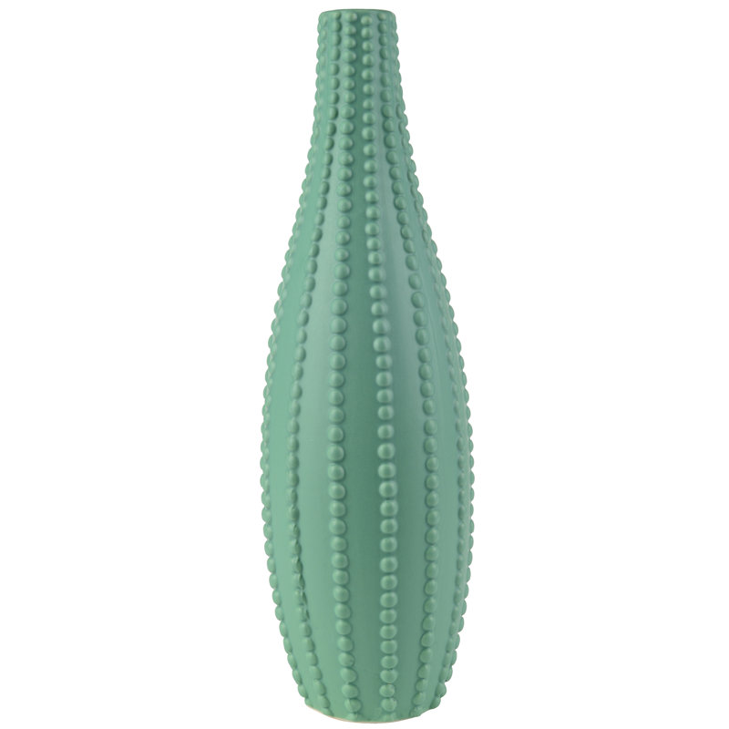 Hawtree Handmade Ceramic Table Vase, Seafoam