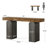 63" Long Entryway Table, Farmhouse Console Table-2126280687