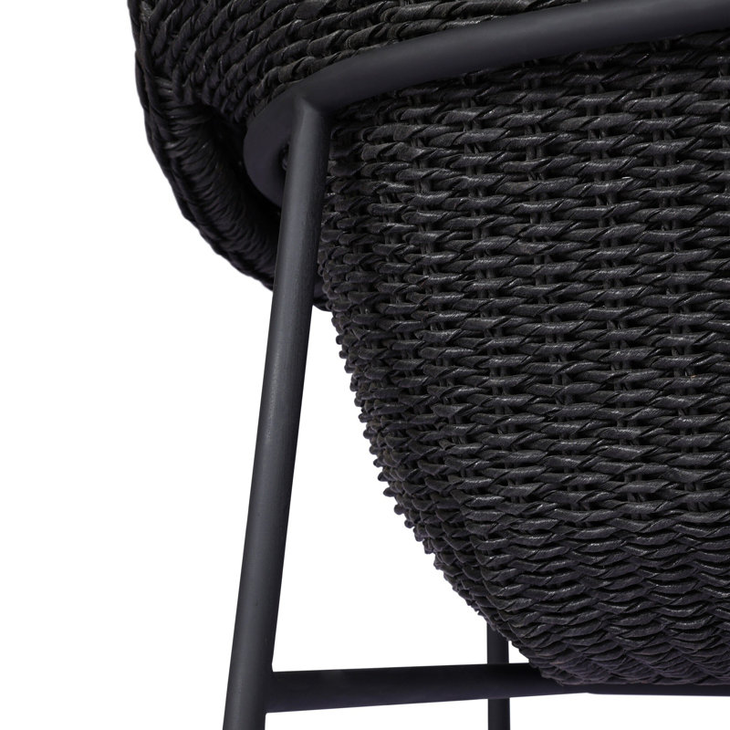 Suerte Outdoor Dining Armchair, Gray