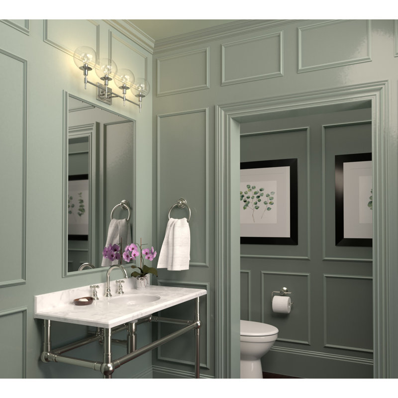 Lomawai 4 - Light Dimmable Vanity Light, Sliver