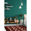 Hand-Knotted Rizbaft Red Wool Rug 3'0" X 5'1"
