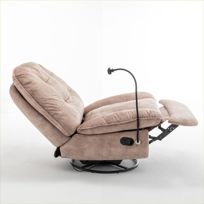 Fauteuil inclinable à bascule surdimensionné FlowLuxe