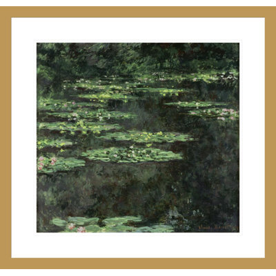 «Waterlilies» par Claude Monet, impression giclée encadrée