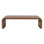 Wynne 55" Wide Mindi Wood Coffee Table, Medium Brown