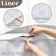 Rideau de douche texturé No Hook Slub