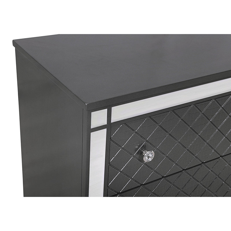Commode de rangement traditionnelle 6 tiroirs 1Pc