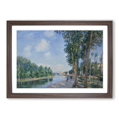 June Sunshine by Alfred Sisley - Picture Frame Painting
