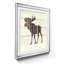 Woodland Moose - Reproduction d'art sur papier encadrée-492254876-492254854