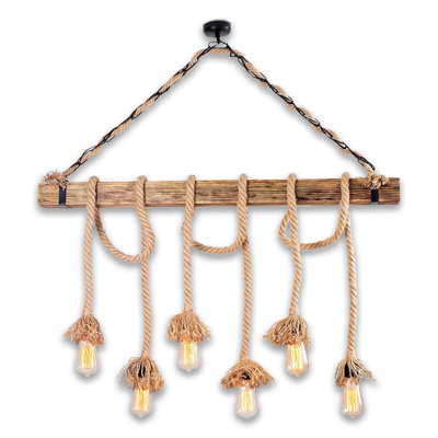 Lustre bohème 6 lumières