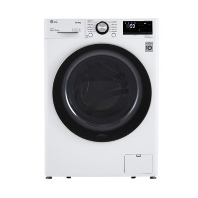 LG 2.4 Cu. Ft. Front Load Washer in White -  WM1455HWA