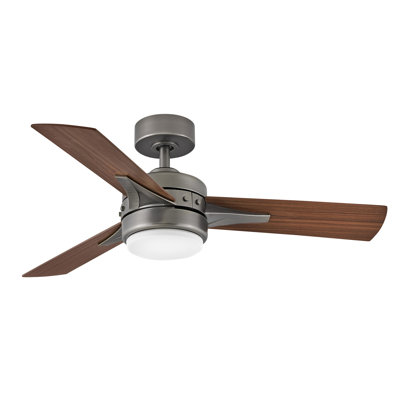 Ventilateur de plafond standard à DEL à 3 pales de 44 po avec commande murale et ensemble d'éclairage inclus Peppadew