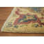 Tapis en laine à motif floral rétro de qualité supérieure 4 x 7