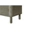 Armoire 60 po à quatre portes arrondies à quatre portes de couleur grise avec finition peinte brillante pour comptoir incurvé