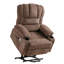 Le fauteuil électrique électrique Power Lift, adapté aux personnes âgées, avec fonctions de chauffage et de vibration, avec USB, peut être utilisé pour s'allonger. Brun-396066779
