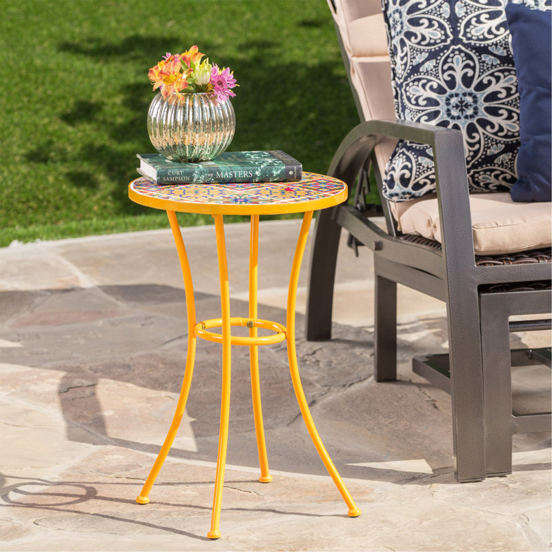 Charming Rustic Side Table With Intricate Carvings For Home Decoration