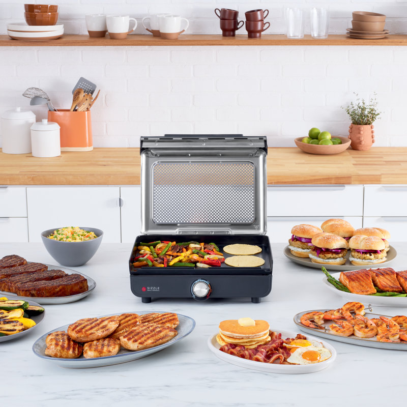 Ninja Sizzle Smokeless Nonstick Indoor Grill with Griddle