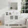 Karson 54'' Single Bathroom Vanity with Engineered Marble Top with Mirror