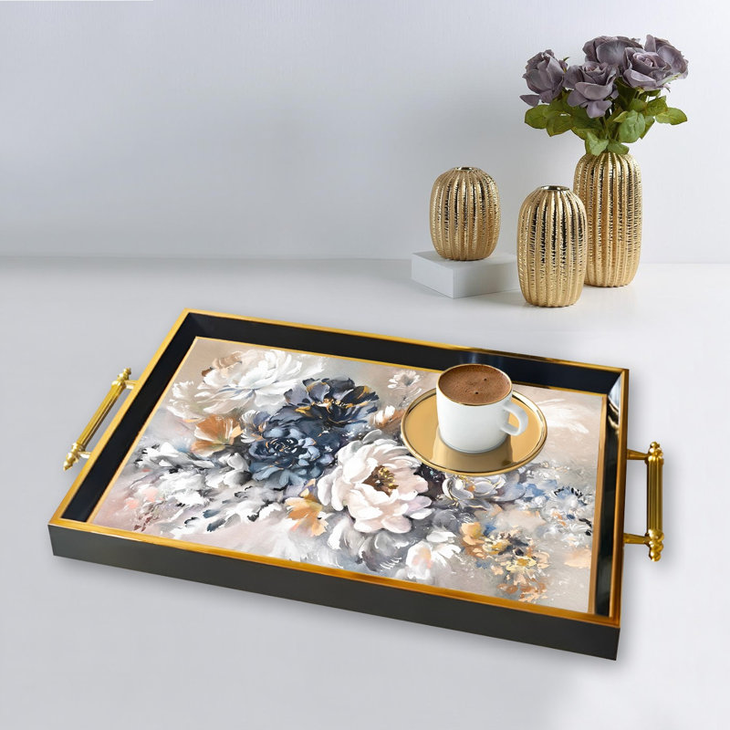 Élégant plateau en verre de 19,7 po x 11,4 po x 1,4 po | Fabrication 100% verre durable | Facile à nettoyer avec un chiffon humide | Idéal pour le service, la présentation décorative et l'organisation | Ajout élégant à la décoration intérieure