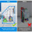 Porte-serviettes sur pied Yescom-110590084