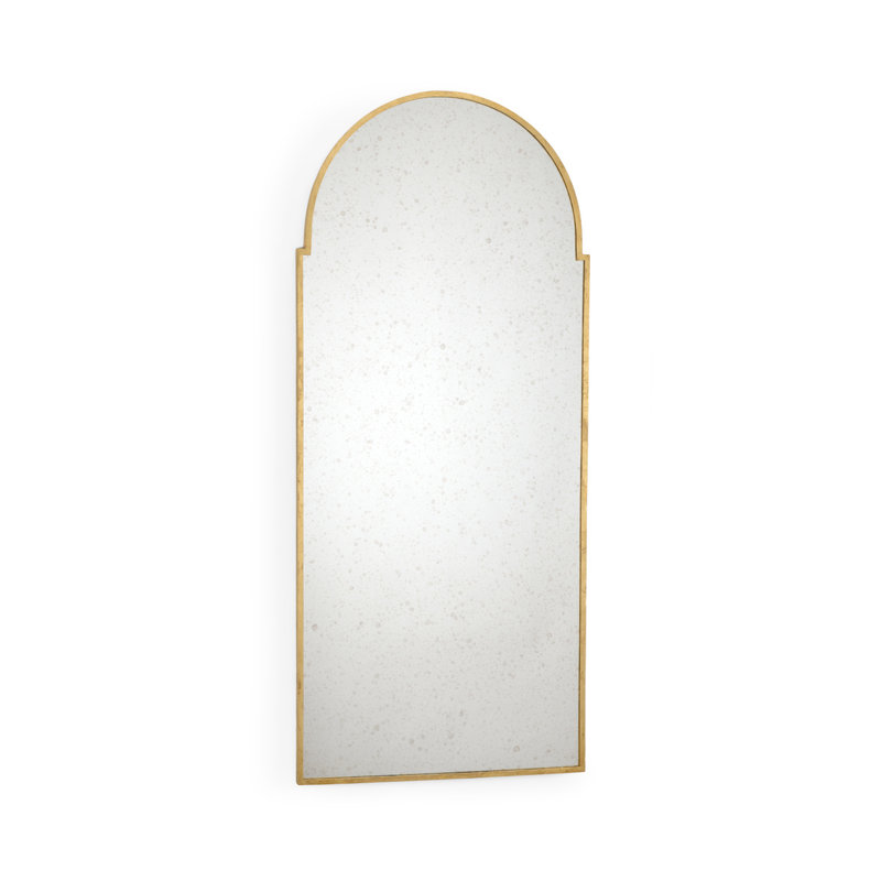 Flat Metal Wall Mirror, Gold