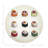 Sushi Go Vegan Leather Round Coasters
