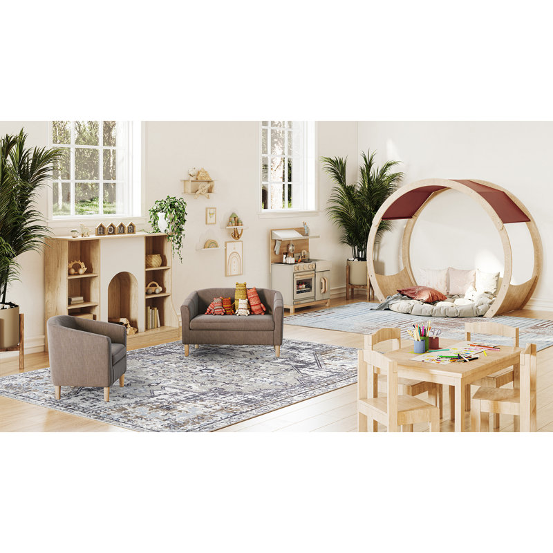 Canyon Tapestry Area Rug in Color Twilight, Rectangle 7'8" x 10'9"