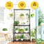 Metal 3 Tiered Hanging Plant Shelf