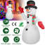 Décoration de bonhomme de neige gonflable géante 7,9 pi Christmas