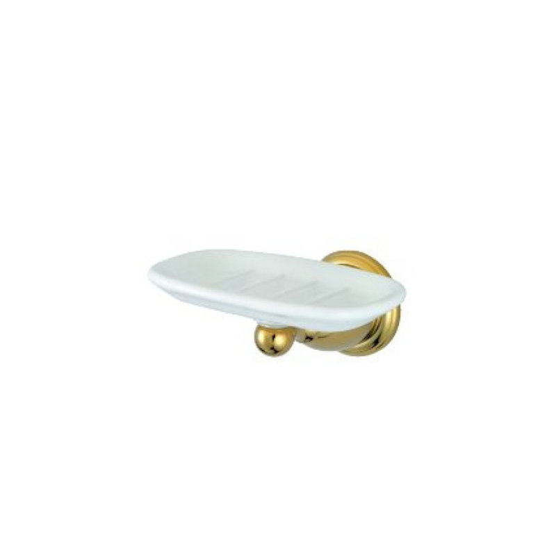 Heritage New Orleans Soap Dish, Polished Brass