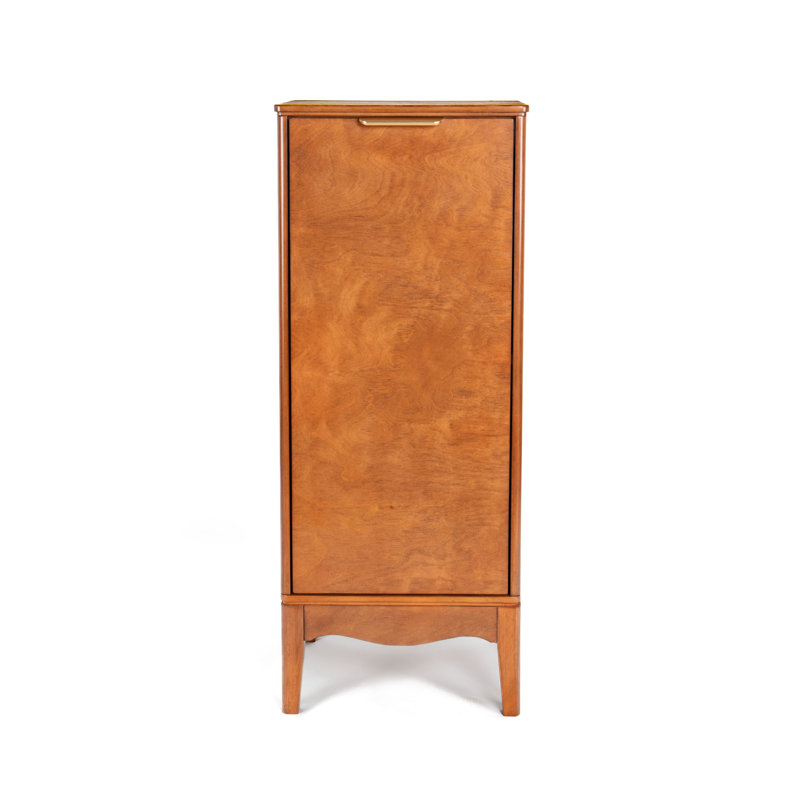 Armoire à linge rétro pour salle de bain, stable et résistante, 14,5 po x 12,6 po x 35,7 po, garde-boue exquis de style antique - construction, odeur - intérieur, charnières à 180 °