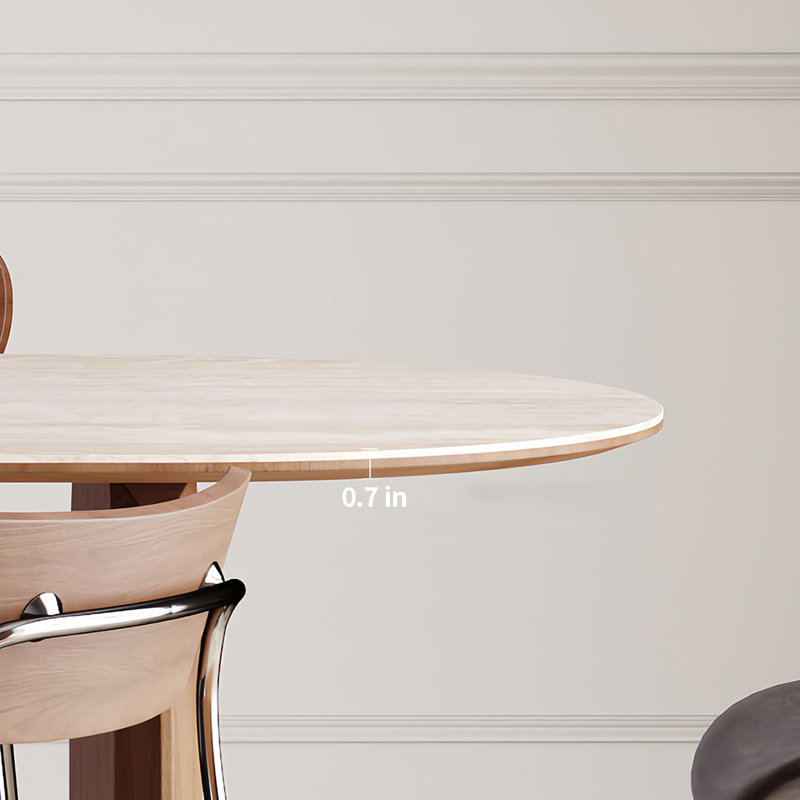 Table de salle à manger Chic Designer, H 29,5 po x L 78,7 po x l 35,4 po