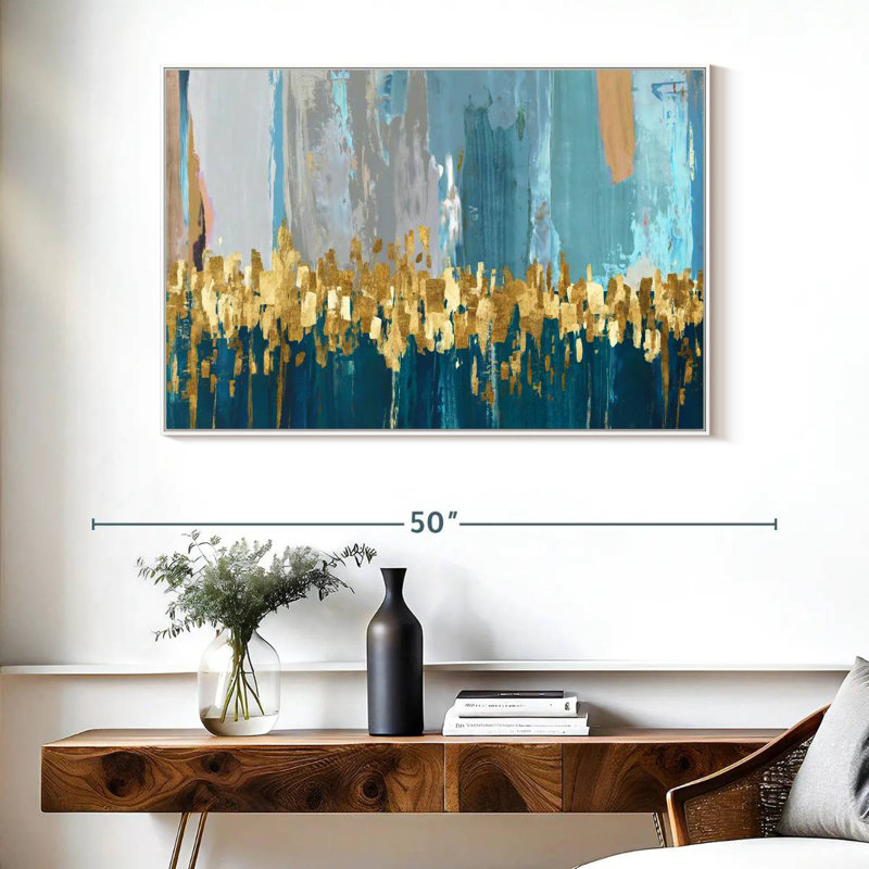 Starlight, Cadre flottant blanc, 40 po x 27 po