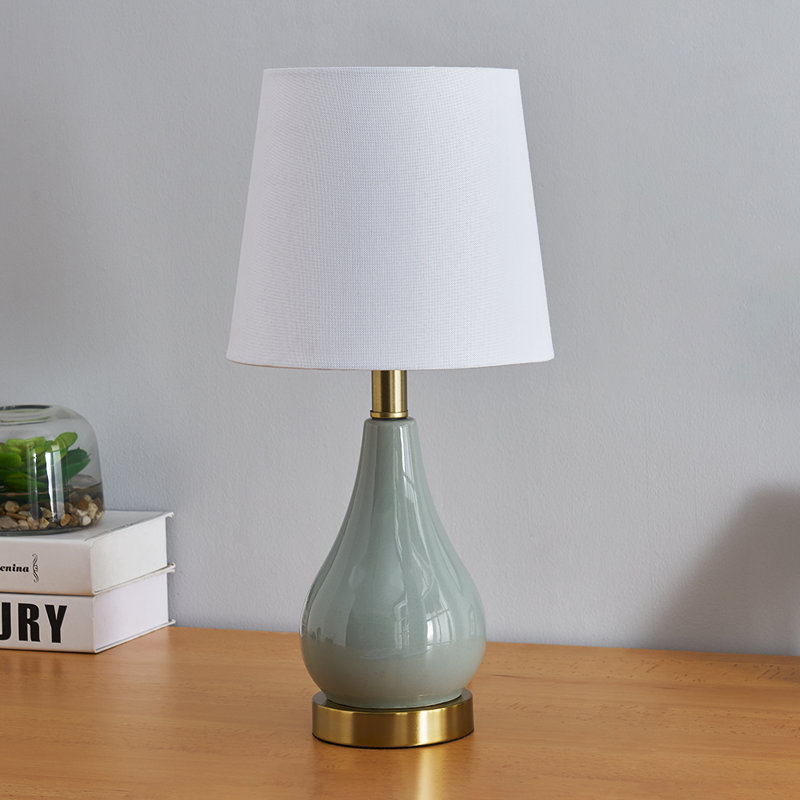 USB Table Lamp, Pale Blue