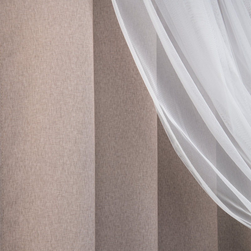 Curtain, 52" W x 96" L, Beige
