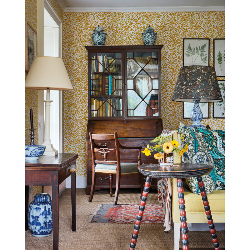 Willow Wallpaper, Cream/Brown
