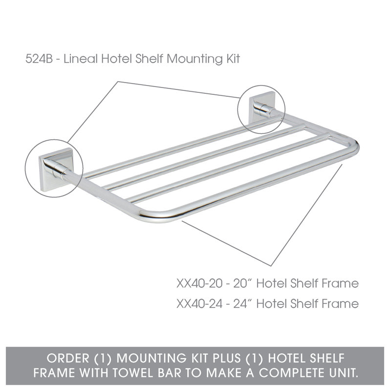 20" Hotel Shelf Frame
