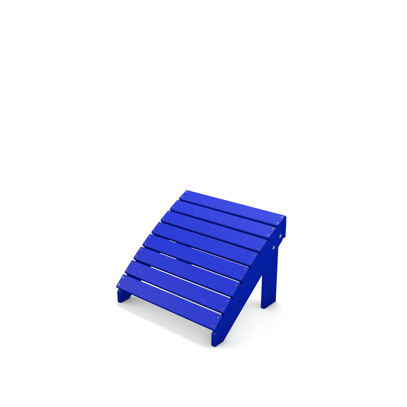 Repose-pieds traditionnel, Bleu
