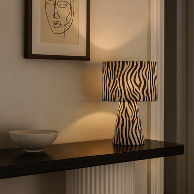 Momo Table Lamp - Zebra
