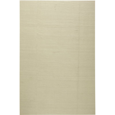 Tapis moderne en viscose à tissage plat beige géométrique 12 pi x 15 pi Modern