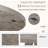 Round Dining Table, Wood Dining Table, 47 Inch