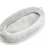 Lit pour chien spacieux, très grand, en velours, avec structure ergonomique, poche de rangement et poignée de transport pour un confort douillet Matériau en velours pour animal de compagnie moelleux, mousse de soutien, facilité
