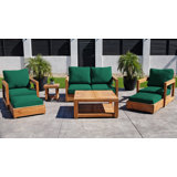 Chatsworth 7 Piece Love Seat Group With 36" Chat Table