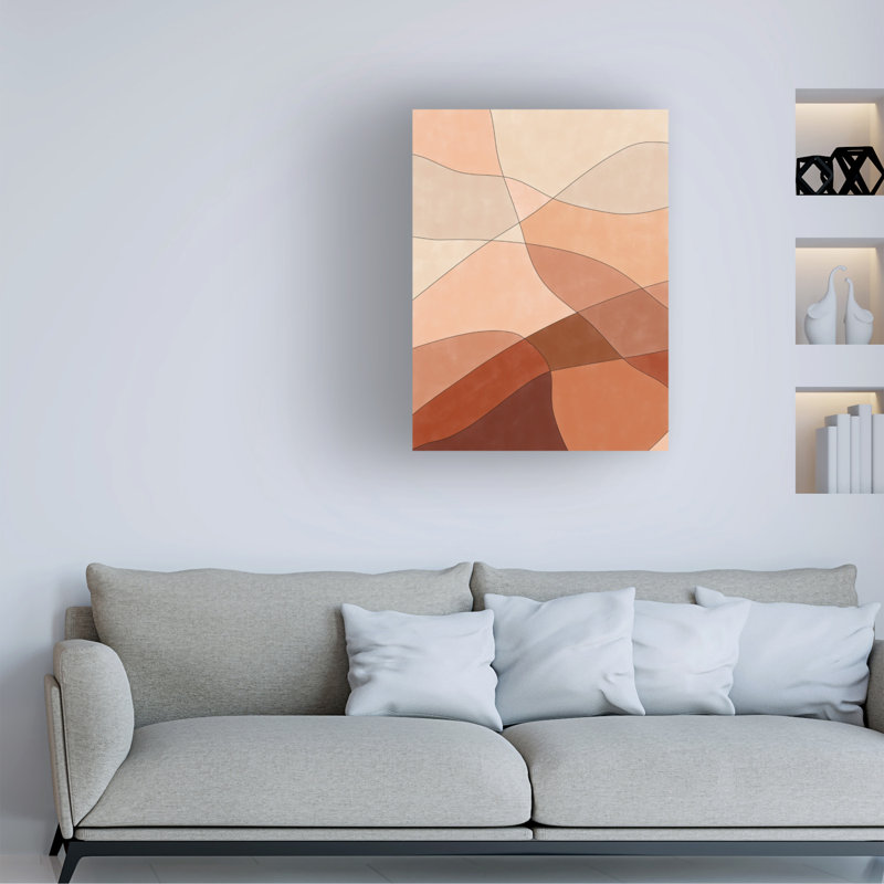 Impression sur toile «Bachelor Terracotta33» par Elena Ristova, H 47 po x l 35 po x P 2 po