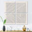 Minimal Geometric Lines II - Modern, reproduction d'art sur toile, ensemble de 4 pièces